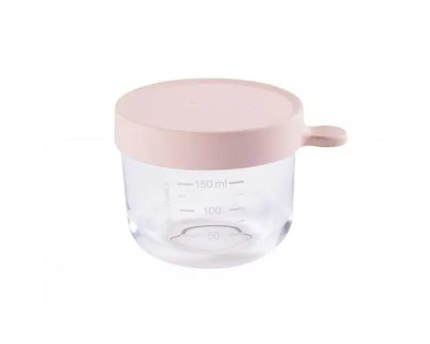 Recipient ermetic sticla 150 ml Roz