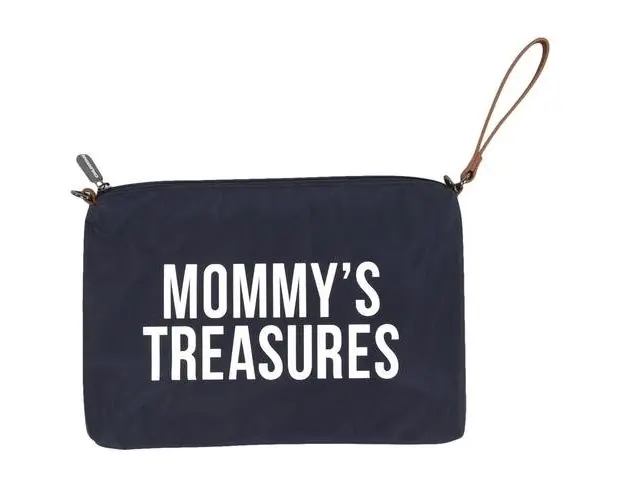 Poseta Childhome Mommy Clutch 33x23 cm Bleumarin