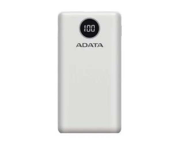 Baterie externa A-Data P20000QCD, 20000mAh, 2x USB, 1 x USB-C (Alb)