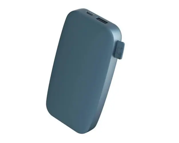 Acumulator extern Fresh'n Rebel 61006955, 12000 mAh, 20 W, USB-A, USB Type-C (Albastru)