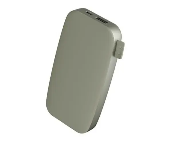 Acumulator extern Fresh'n Rebel 61006952, 12000 mAh, 20 W, USB-A, USB Type-C (Verde)