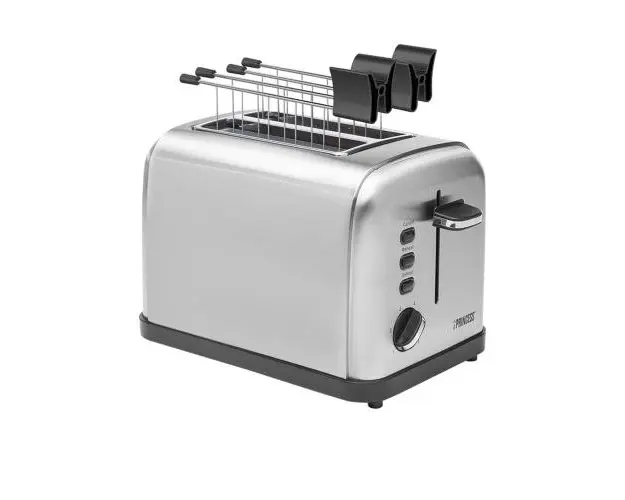 Prajitor de paine 2 sloturi, Princess Steel Style 2, 950W
