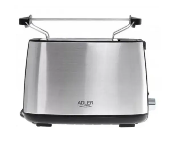 Prajitor de paine Adler AD 3214, 900 W, 7 Trepte de prajire (Argintiu)