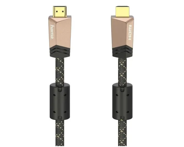 Cablu Hama 205024, HDMI-HDMI, 4k, Ethernet, 0.75 m (Negru)