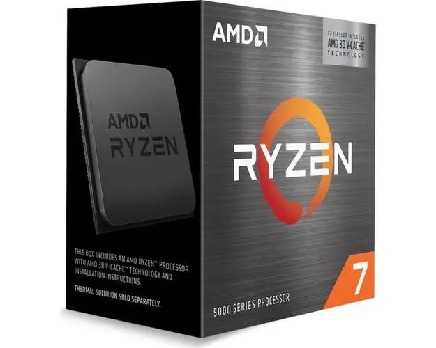 Procesor AMD Ryzen 7 5700X3D, AM4, 3.0 GHz, 96 MB (Box) 