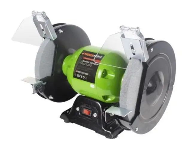 Polizor de banc Procraft PAE-1250 + 2 Discuri de granulatie diferita, 1250 W, 2950 rpm