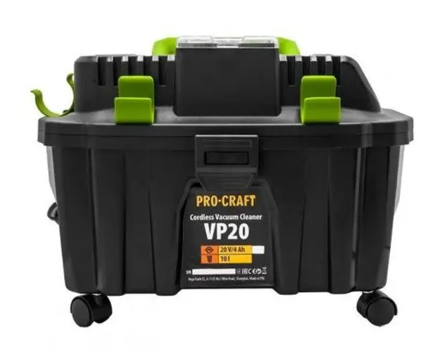 Aspirator industrual pe acumulator ProCraft VP20, 200W