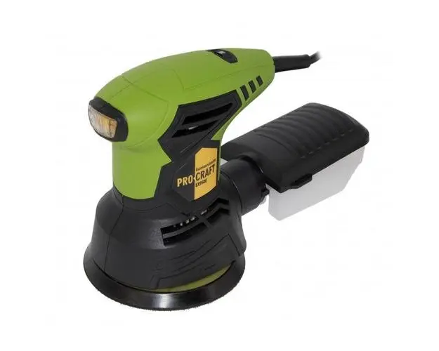 Slefuitor Orbital cu excentric Procraft EX950E, 950W, 12000 RPM (Verde)