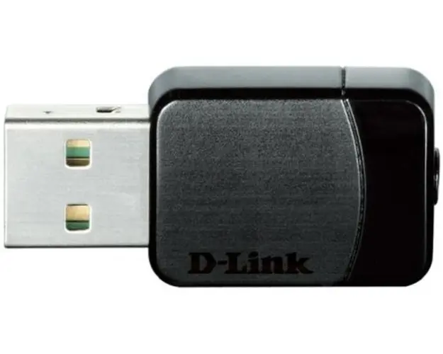 Adaptor wireless D-Link DWA-171, 433 Mbps, Dual Band, Antena interna