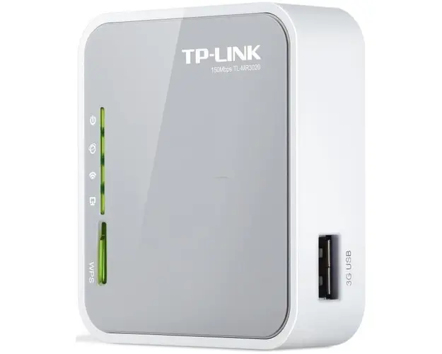 Router Wireless TP-LINK TL-MR3020, 3G, Portabil, 150 Mbps, USB 2.0