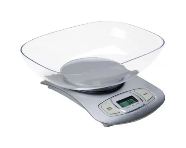 Cantar de bucatarie Adler AD 3137s, Display LCD, 5kg (Argintiu)