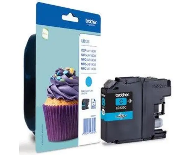 Cartus cerneala Brother LC123C (Cyan)