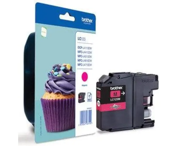 Cartus cerneala Brother LC123M (Magenta)