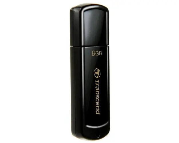 Stick USB Transcend JetFlash 350 8GB (Negru)