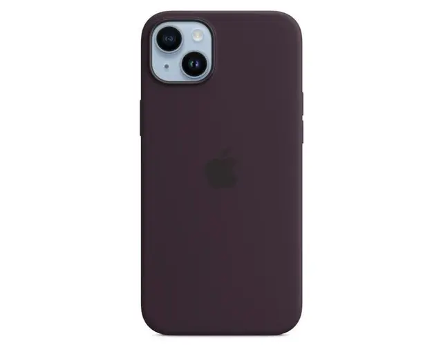 Protectie Spate Apple Silicone pentru Apple iPhone 14 Plus, Magsafe (Violet)
