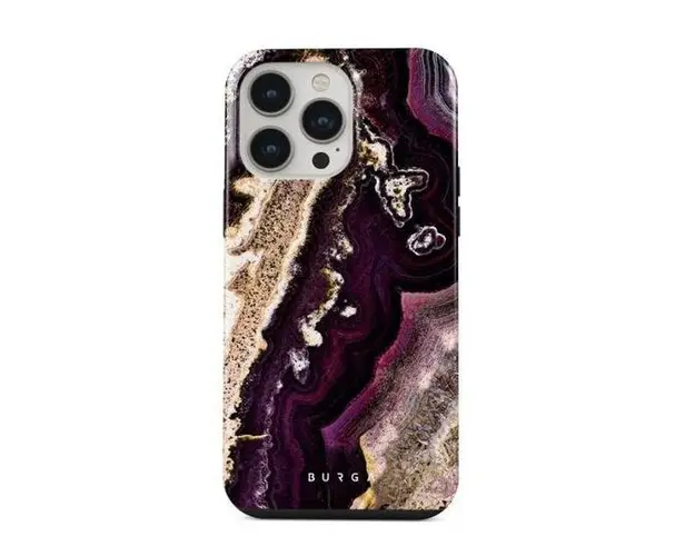 Protectie spate Burga Dual Layer Purple Skies pentru Apple iPhone 14 Pro Max (Multicolor)