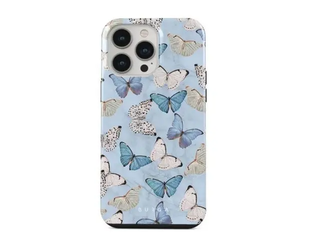 Protectie Spate Burga Dual Layer Give Me Butterflies pentru Apple iPhone 14 Pro (Multicolor)