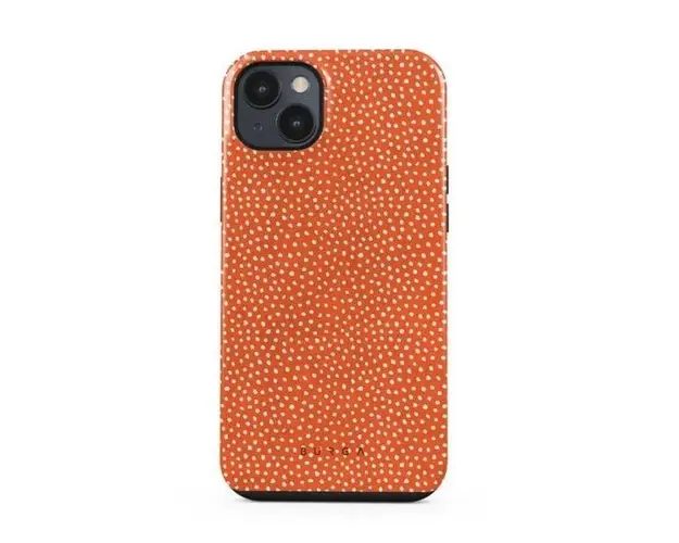 Protectie Spate Burga Dual Layer Vintage Edition pentru Apple iPhone 14 (Multicolor)