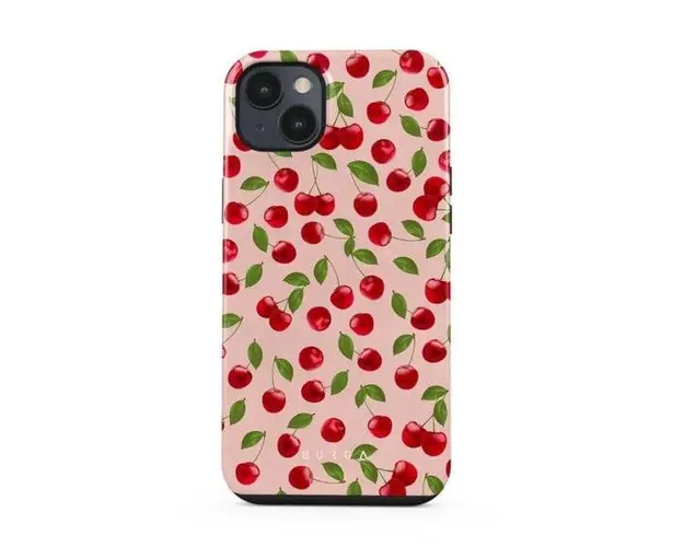 Protectie Spate Burga Dual Layer Almond Latte pentru Apple iPhone 14 (Multicolor)
