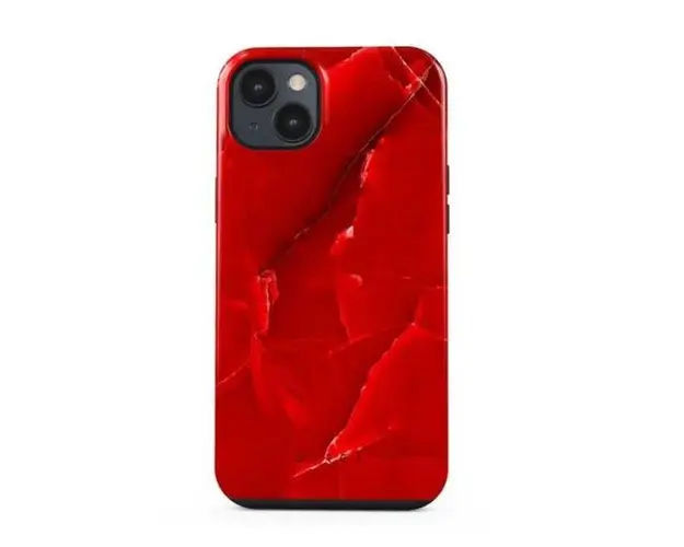 Protectie Spate Burga Dual Layer Wild Blaze pentru Apple iPhone 14 Plus (Rosu)