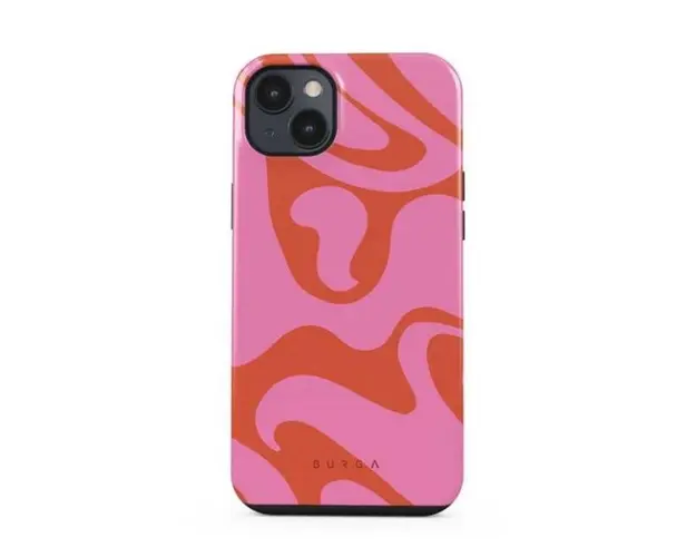 Protectie Spate Burga Dual Layer Ride the Wave pentru Apple iPhone 14 Plus (Multicolor)