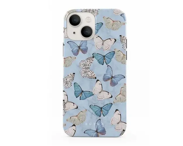 Protectie Spate Burga Dual Layer Give Me Butterflies pentru Apple iPhone 13 (Multicolor)