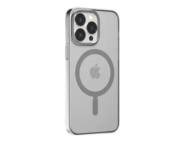 Protectie Spate Devia Glimmer Series Magnetic pentru Apple iPhone 14 Plus (Argintiu)