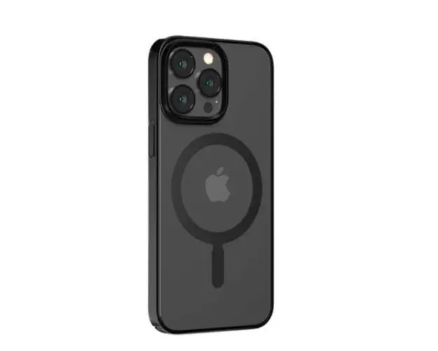 Protectie Spate Devia Glimmer Series Magnetic pentru Apple iPhone 14 Pro (Negru)