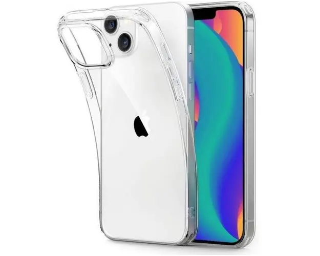 Protectie spate Devia Naked pentru Apple iPhone 14 Plus (Transparent)