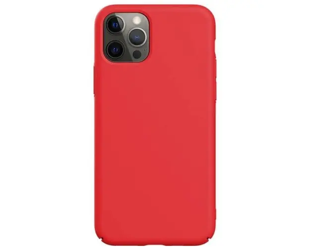 Protectie Spate Devia Nature Series DVHSNSIXIIPMR pentru Apple iPhone 12 Pro Max (Rosu)