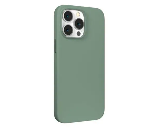 Protectie Spate Devia Nature Series pentru Apple iPhone 14 (Verde)