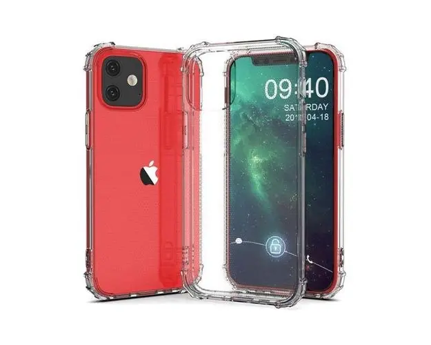 Protectie Spate JMHSTPUIXIIMC Shock JMHSTPUIXIIMC pentru Apple iPhone 12 Pro Mini (Transparent)
