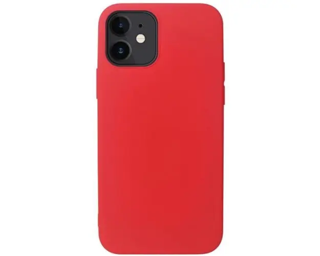 Protectie Spate Just Must Candy JMSILCNDIXIIMR pentru Apple iPhone 12 mini (Rosu)