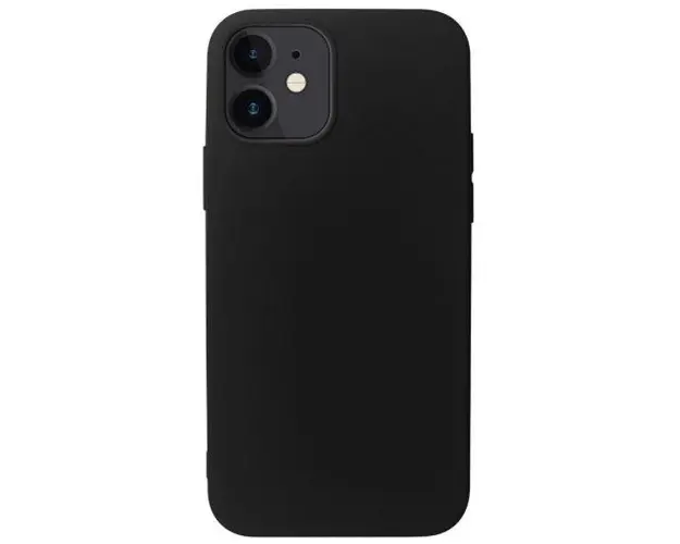 Protectie Spate Just Must Candy JMSILCNDIXIIMB pentru Apple iPhone 12 mini (Negru)