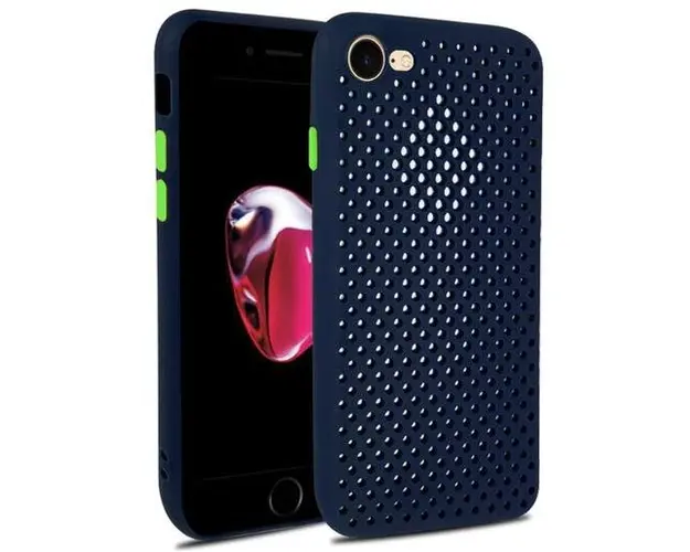 Protectie Spate Lemontti Bubble LEMHBIPH8ABS Apple iPhone SE 2020 / 8 / 7 (Albastru)