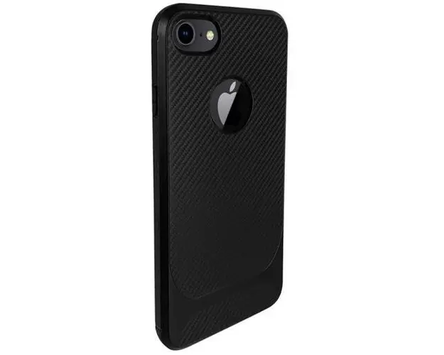 Protectie Spate Lemontti Carbon Pro LEMHCPI8N Apple iPhone SE 2020 / 8 / 7 (Negru)