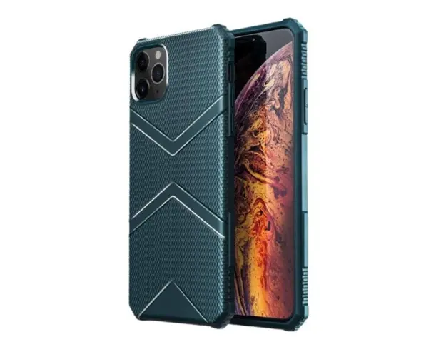 Protectie Spate Lemontti Diamond Shield SYA001175403C pentru Apple iPhone 12 Pro Max (Verde)