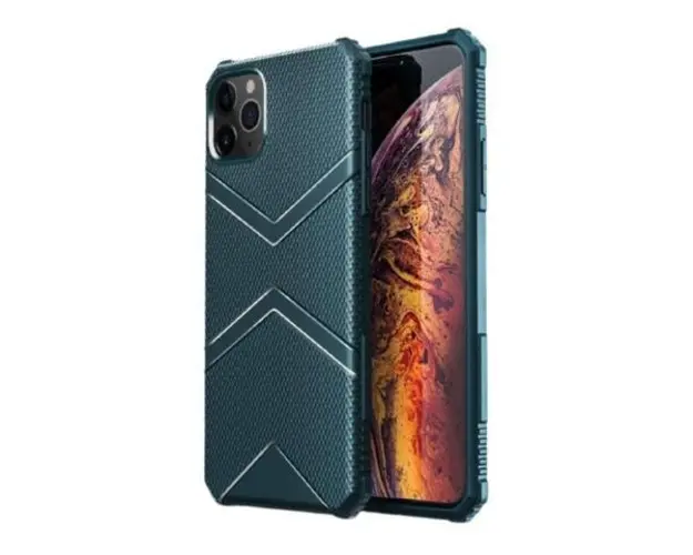 Protectie Spate Lemontti Diamond Shield SYA001175402C pentru Apple iPhone 12 / 12 Pro (Verde)