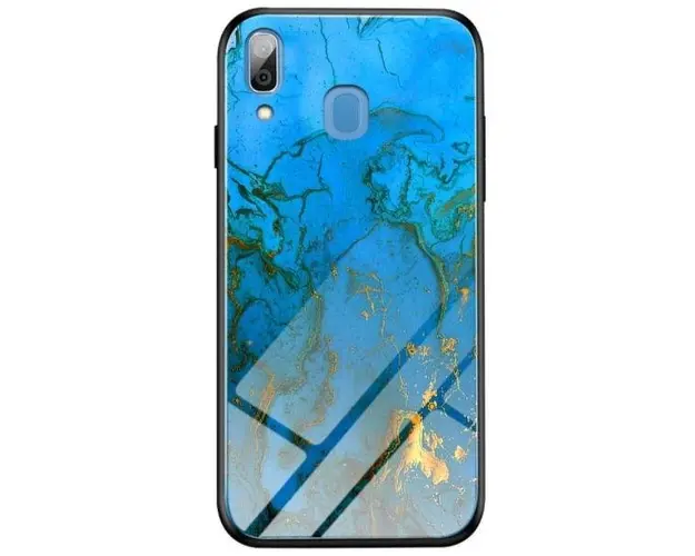 Protectie Spate Lemontti Glass Case Rankin EDA00077605B pentru Samsung Galaxy A30 (Multicolor)