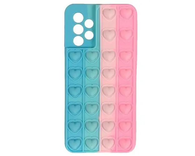 Protectie spate Lemontti Heart Pop it 1 pentru Samsung Galaxy A32 5G (Multicolor)