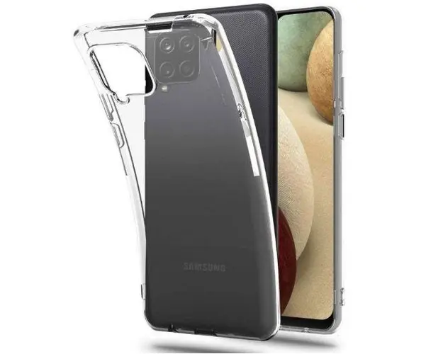 Protectie Spate Lemontti LEMHSILA12TR pentru Samsung Galaxy A12 (Transparent)