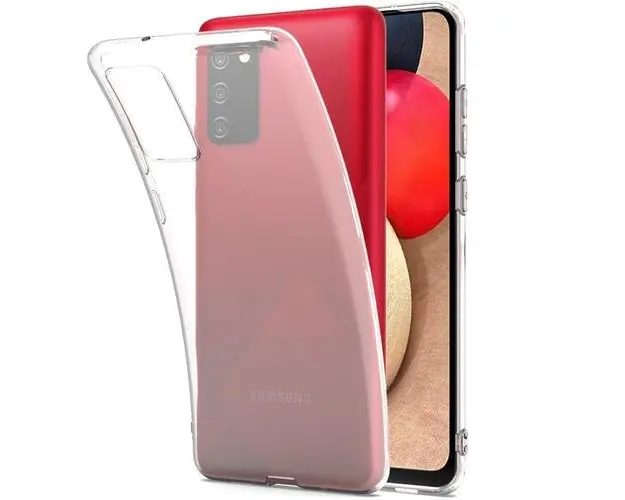 Protectie Spate Lemontti LEMHSILA02STR pentru Samsung Galaxy A02s (Transparent)