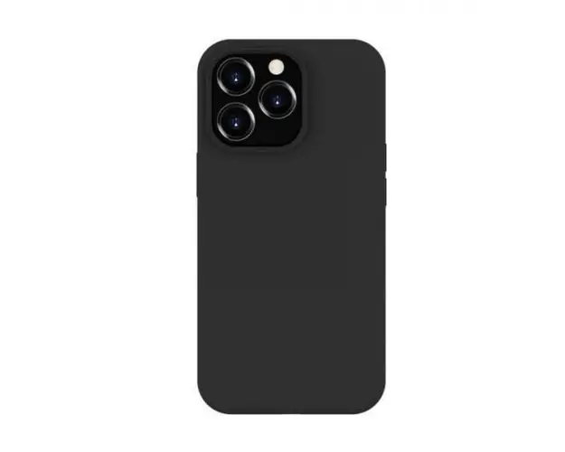 Protectie Spate Lemontti Liquid Silicon MagCharge pentru Apple iPhone 14 (Negru)