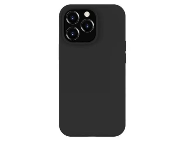 Protectie Spate Lemontti Liquid Silicon MagCharge pentru Apple iPhone 14 Plus (Negru)