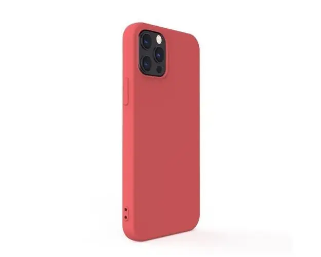 Protectie Spate Lemontti Silicon Soft Slim LEMSSXIIPSRD pentru Apple iPhone 12 / 12 Pro (Rosu)