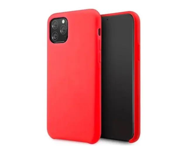 Protectie Spate Lemontti Silicone Lite LEMHSLIXIIPR pentru Apple iPhone 12 / 12 Pro (Rosu)