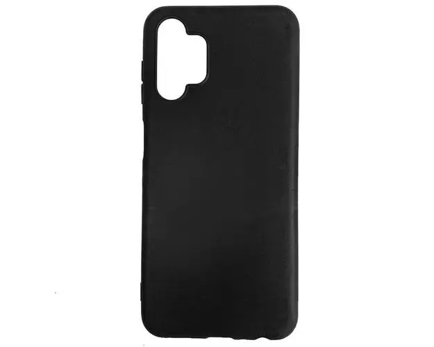 Protectie Spate Lemontti Silicon Silky pentru Samsung Galaxy A13 4G (Negru)