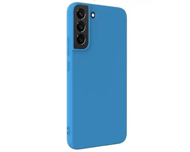 Protectie spate Lemontti Silicon Soft Slim pentru Samsung Galaxy S22 Plus (Albastru)
