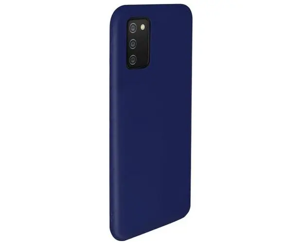 Protectie Spate Lemontti Silky LEMHSA02SN pentru Samsung Galaxy A02s (Albastru)