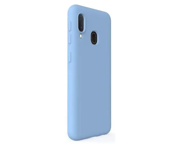 Protectie Spate Lemontti Soft Slim LEMSSA20ELB pentru Samsung Galaxy A20e (Albastru)